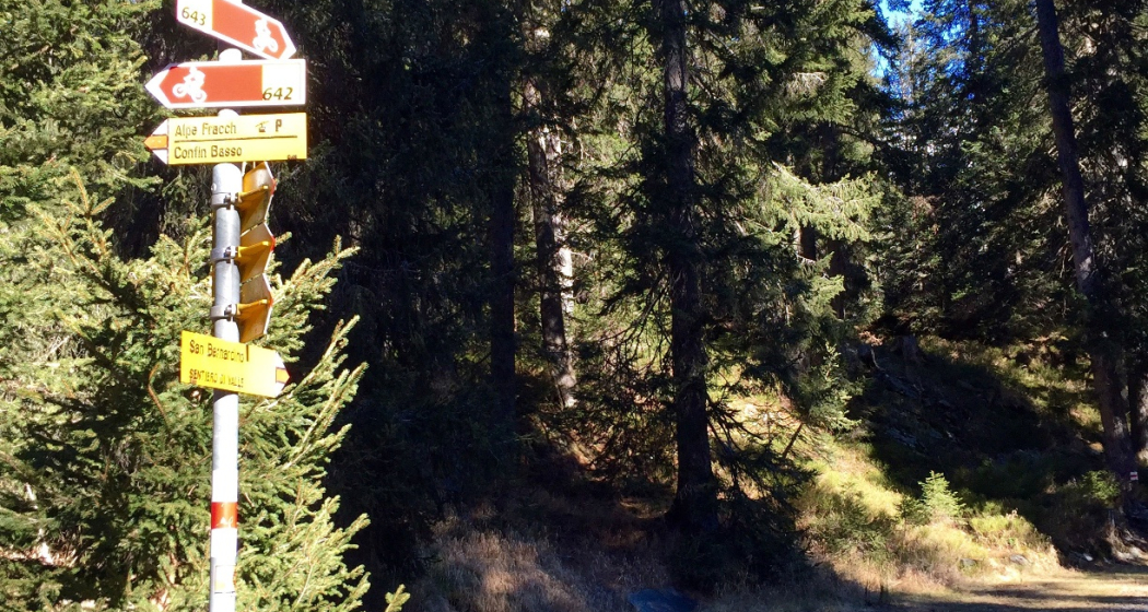 tracciato Isola San Bernardino tracciato Isola San Bernardino