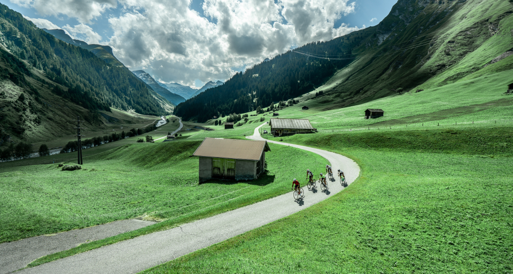 Rennrad-Route Quellregion Rhein Weg nach Biasca