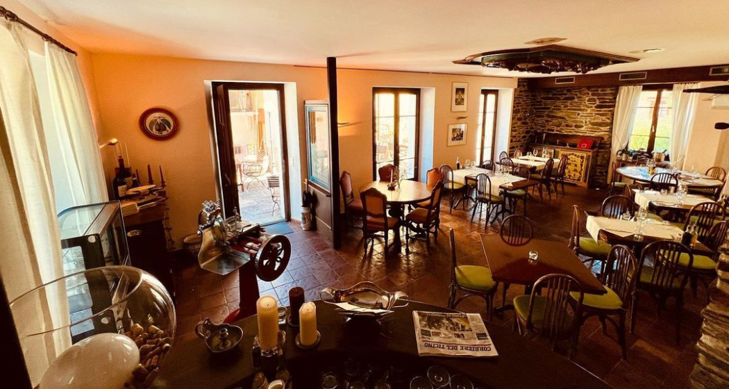 La sala del Ristorante Al Cacciatore