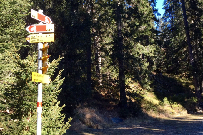 percorso Isola San Bernardino