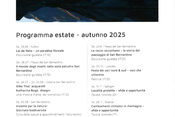 Paradisea - San Bernardino Lab "Programma estate - autunno 2025" (gdl_878764863_image)