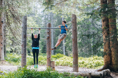 Percorso Vita San Bernardino Ellenamento all'aria aperta, nel percorso vita di San Bernardino