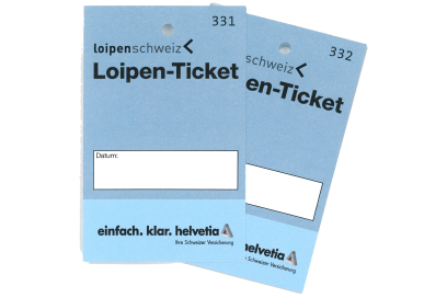 Biglietto per lo sci di fondo