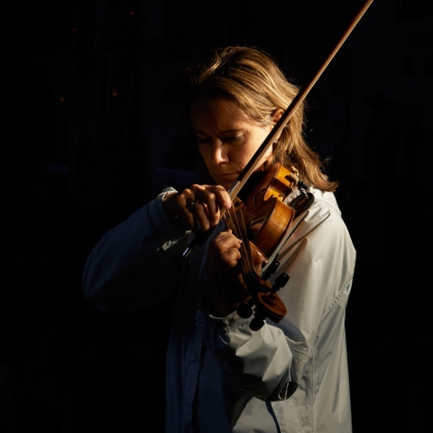 Un momento del festival Demenga, in valle Calanca La magia del festival Demenga, con la sua musica di qualità, alla scoperta continua della valle Calanca