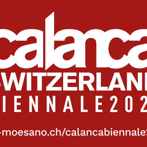 Logo Calanca Biennale 2023 Cartellone Calanca Biennale 2023
