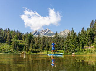 Paddle e Kayak al lago Doss Divertimento a pelo d'acqua