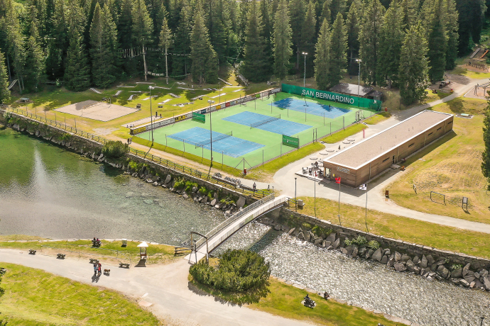 Scorcio sul Centro Sportivo di San Bernardino Centro Sportivo San Bernardino e le sue attività