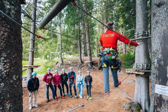 Parco Avventura San Bernardino 4 Divertimento fino a 10 m d'altezza, Parco Avventura San Bernardino