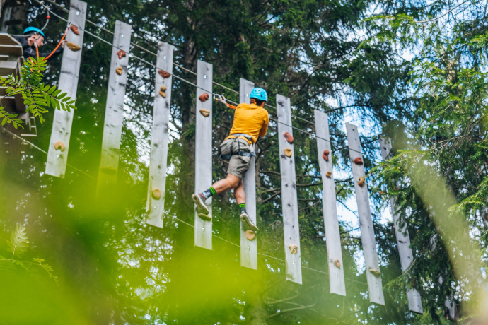 Parco Avventura San Bernardino 2 Divertimento fino a 10 m d'altezza, Parco Avventura San Bernardino