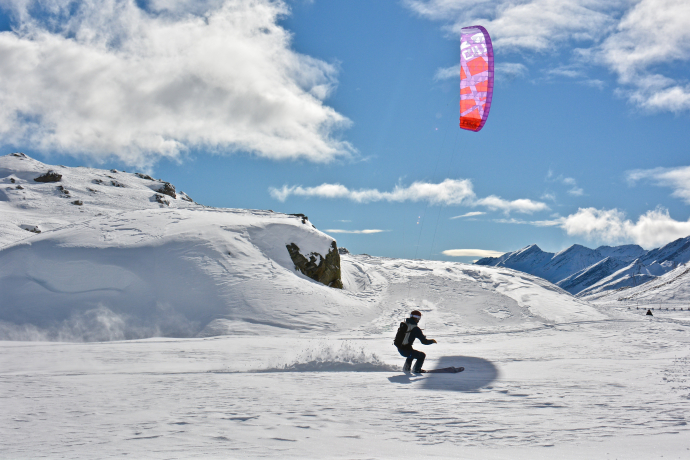 Pizzo Uccello Passo San Bernardino Snowkite Passo San Bernardino