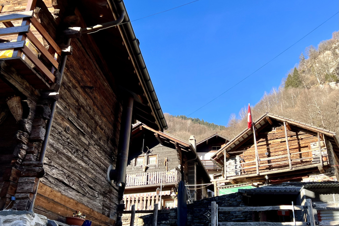 Alcuni rustici di Buseno.