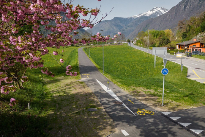 Pista ciclabile Mesolcina