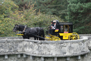 in carrozza nel Moesano